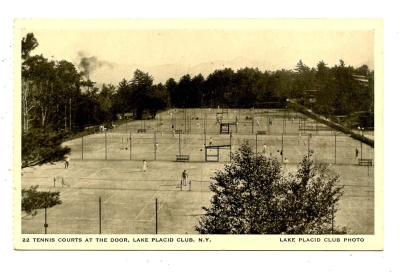 NY - Lake Placid. Lake Placid Club Tennis Courts