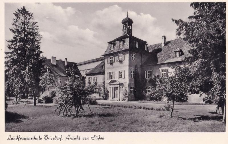 Landfrauenschule Triesdorf Ansicht Von Suden Bayern Germany Postcard