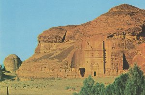 Madain Saleh Saudi Arabia Mountains Postcard