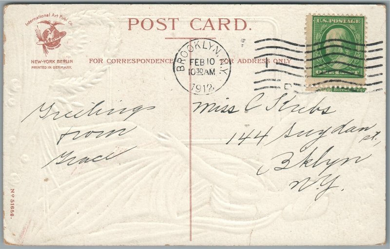 ABRAHAM LINCOLN MEMORIAL ANTIQUE POSTCARD