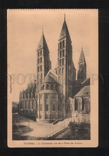 060223 BELGIUM Tournai La Cathedrale vue de la Place