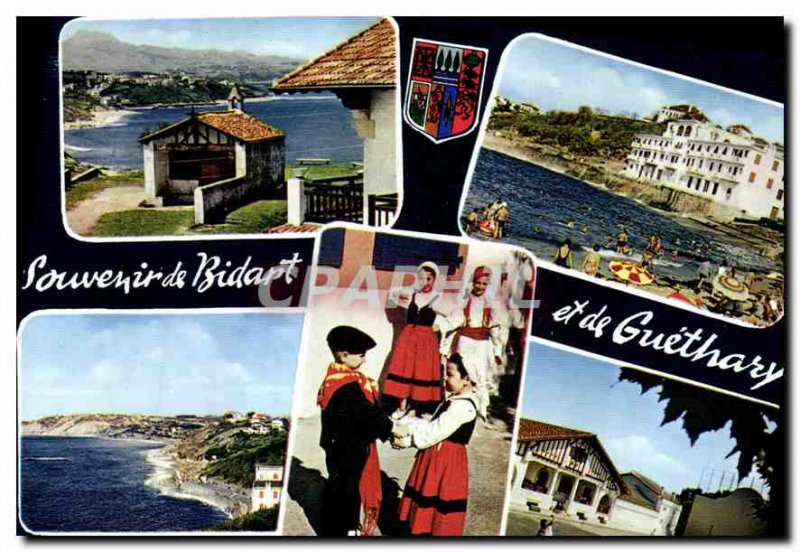 Modern Postcard Souvenir of Bidart and Guethary