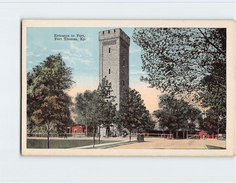 Postcard Entrance to Fort Thomas, Kentucky