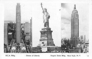 Statue of Liberty New York City, USA Unused real photo