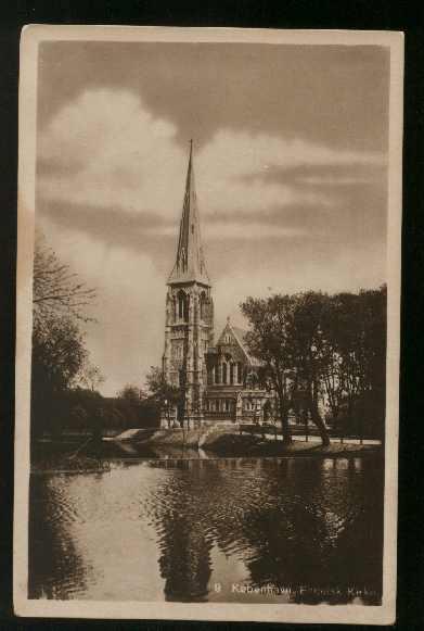 View Of The English Church, Copenhagen, Denmark - Unused