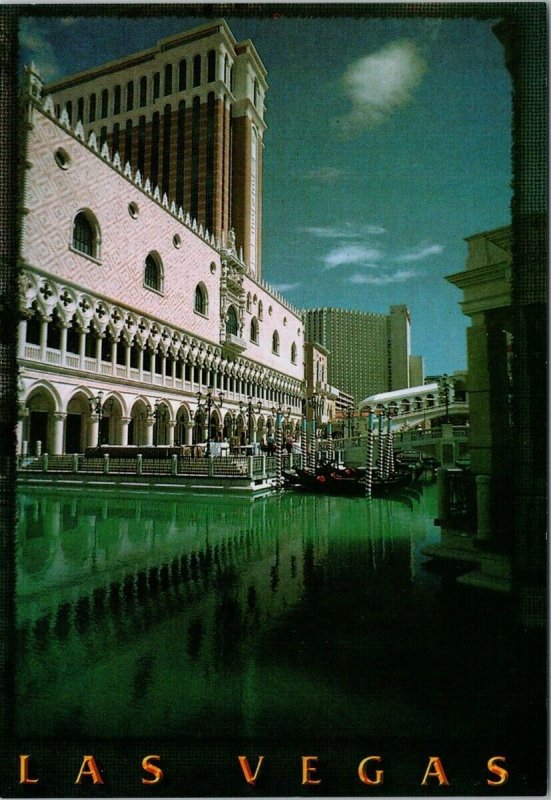 Venetian Hotel Las Vegas NV Nevada Canal Unused Continental Postcard C9