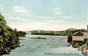 VT - Bellows Falls. Connecticut River looking South