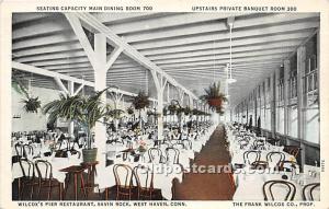 Wilcox's Pier Restaurant Main Dining Room 700, Savin Rock, West Haven, Connec...