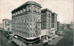 Postcard The Monticello Hotel in Norfolk, Virginia