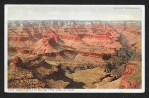 Grand Canyon From Hotel El Tovar Arizona Used c1912