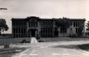 RPPC  Neville  High School  Minnesota   Real Photo Postcard  1957