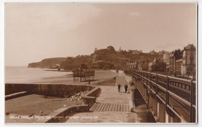 Devon; Dawlish From The Railway Station RP PPC , Unposted, c 1950's