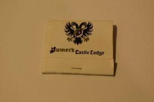 Jumer's Castle Lodge Old World Elegance 30 Strike Matchbook