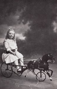 Royalty Princess Juliana on a Horse Toy Vintage Postcard C288