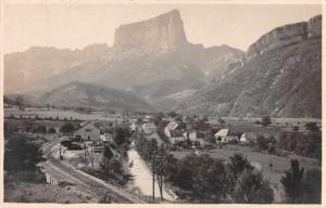 Grenoble France Mountains Scenic Real Photo Antique Postcard J46735