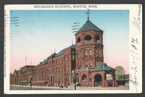 1907 PPC* VINTAGE BOSTON MA MECHANICS BUILDING COPPER WINDOWS & TRIM