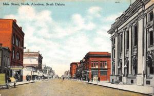 Aberdeen South Dakota Main Street Scene Historic Bldgs Antique Postcard K93034