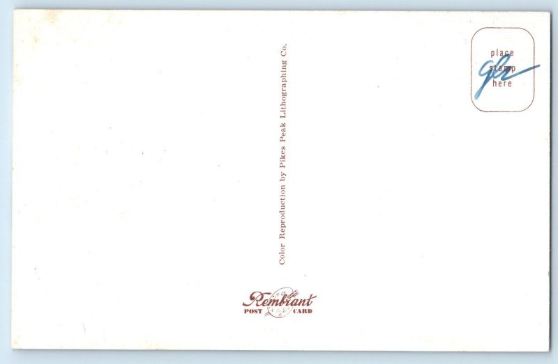 1960 Kingman Arizona Vintage Postcard Greetings Cow Herd Horse Field Barn Animal