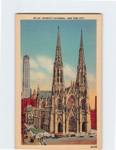 Postcard St. Patricks Cathedral New York City New York USA