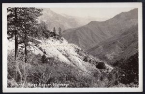 California Kings Canyon Highway Kings Canyon National Park pm1946 - RPPC