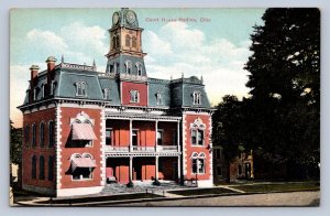 K1/ Medina Ohio Postcard c1910 County Court House Building 131