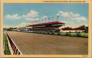 Maryland Havre de Grace Race Track and Grand Stand Curteich