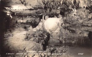 Route 66, Rt 66, Real Photo, Meramec Caverns, Falls, Stanton, MO, Old Postcard