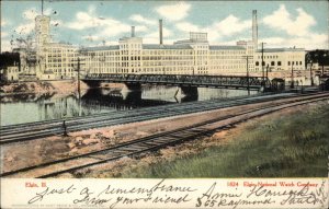 Elgin Illinois IL Nat'l Watch Co Factory Watchmaking c1910 Vintage Postcard