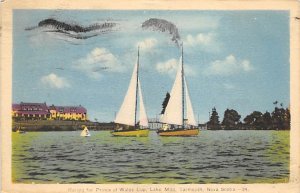 Racing for Prince of Wales cup, Lake Milo Yarmouth, Nova Scotia Prince of Wal...