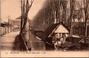 France Beauvais Le Therain Saint-Louis Vintage Postcard C047
