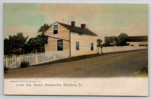 Gettysburg PA Gen Meade's Headquarters Udb 1904 Rotograph Civil War Postcard R23