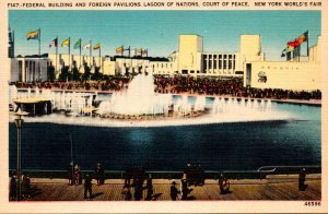 Expos Federal Buildingn and Foreign Pavilion Lagoon Of Nations Court Of Peace...