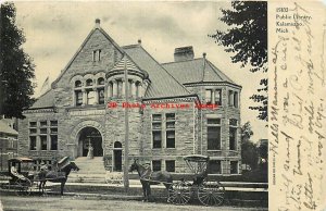 5 Postcards, Kalamazoo, Michigan, Various Buildings & Scenes