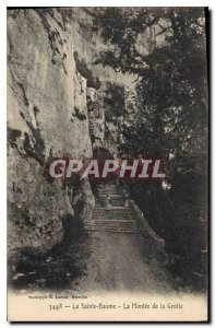 Old Postcard La Sainte Baume La Montee de la Grotte