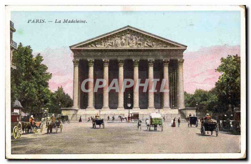 Postcard Old Paris La Madeleine