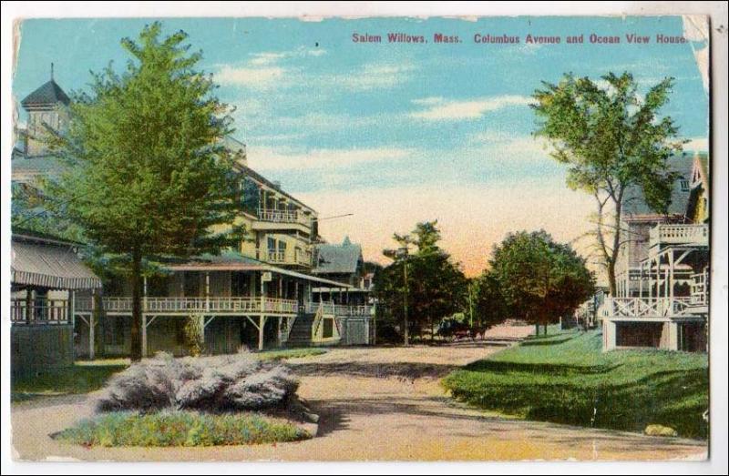 Columbus Ave & Ocean View House, Salem Willows MA