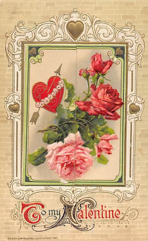 Mechanical opens up to Image of beautiful Woman Valentines Day View Images