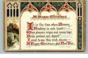 Tuck Christmas 520 c1910 Postcard