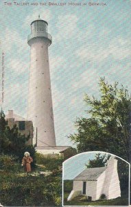 Bermuda 1910's Gibbs Hill Lighthouse, Light, Smallest House, Local Pub