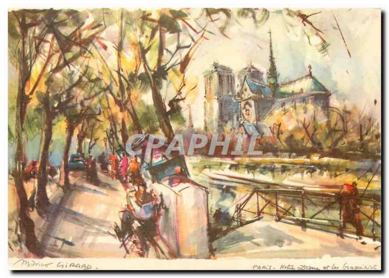 Modern Postcard Paris Notre Dame