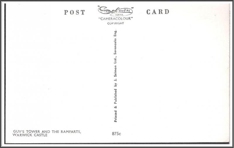 England Warwick Castle - [FG-182]