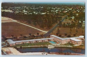 Coral Gables Florida Postcard University Court Motel Dixie Hiway c1960 Vintage