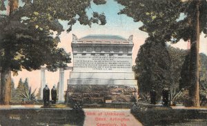 TOMB OF UNKNOWN DEAD ARLINGTON CEMETERY VIRGINIA MILITARY CIVIL WAR POSTCARD