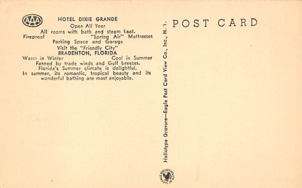 Hotel Dixie Grande Bradenton, Florida  