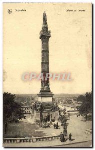 Old Postcard Brussels Congress Column