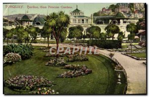 Torquay Old Postcard From Princess Pavilion Gardens