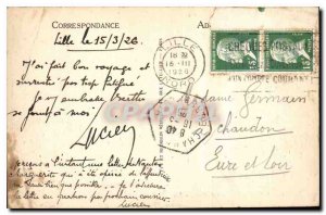 Postcard Old Lille Porte de Paris