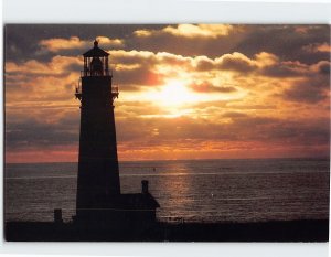 Postcard Yaquina Head Lighthouse, Newport, Oregon