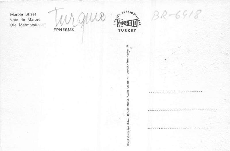 BR6418 Voie de Marbre Ephesus  turkey
