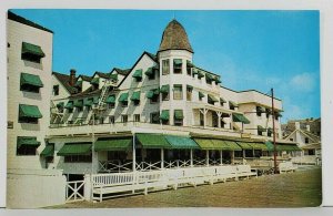 Ocean City Md The Plimhimmon Hotel Boardwalk & 2nd Street Postcard N1